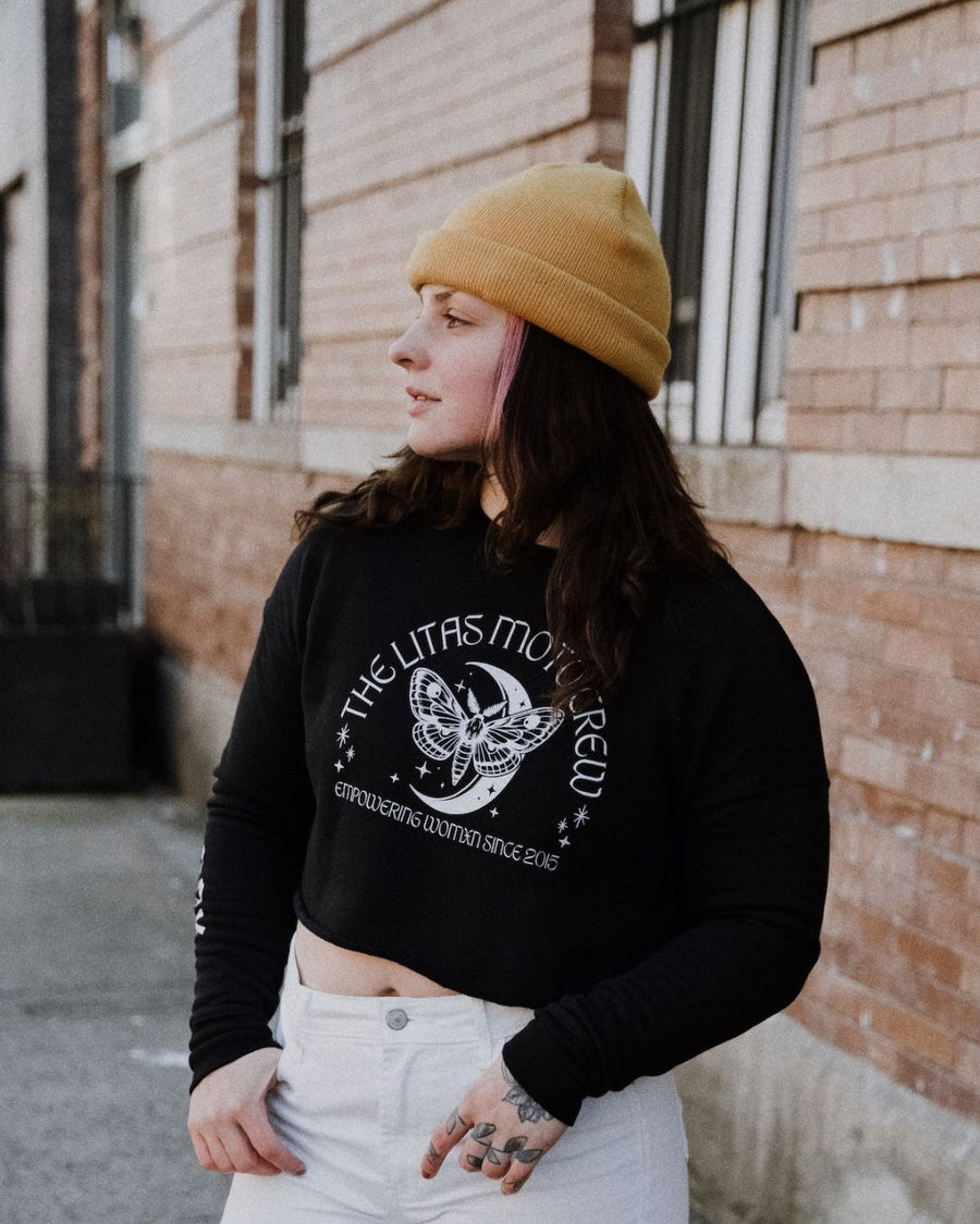 Metamorphosis Cropped Hoodie