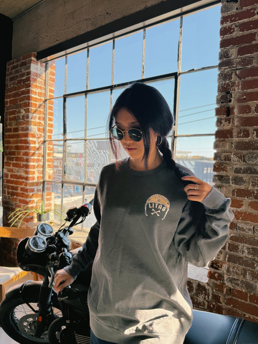 Miles to Burn Crewneck