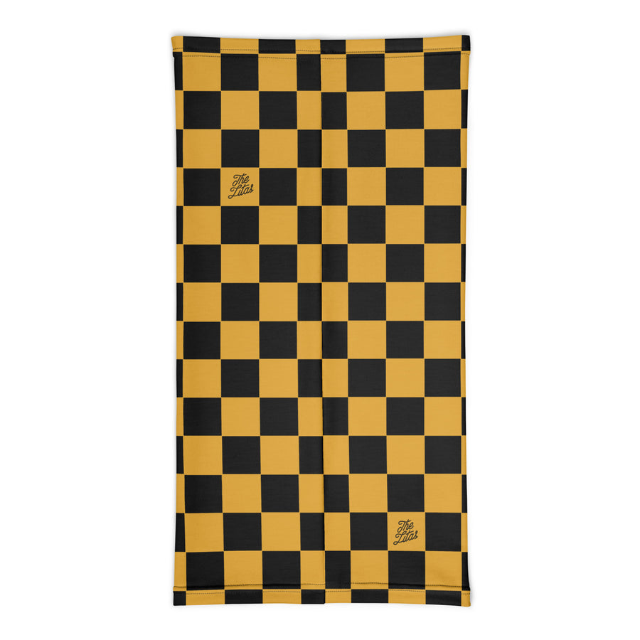 Checkered Cursive Gaiter
