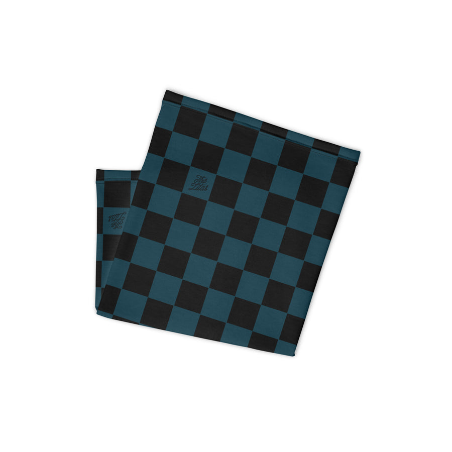 Checkered Cursive Gaiter