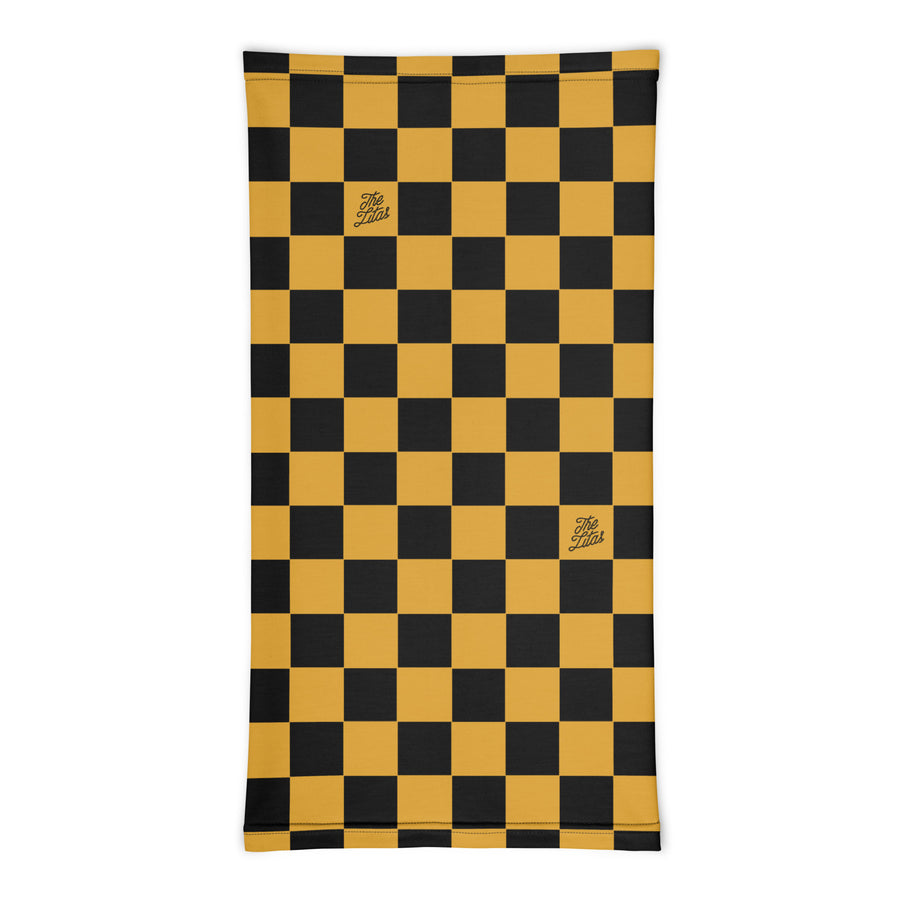 Checkered Cursive Gaiter