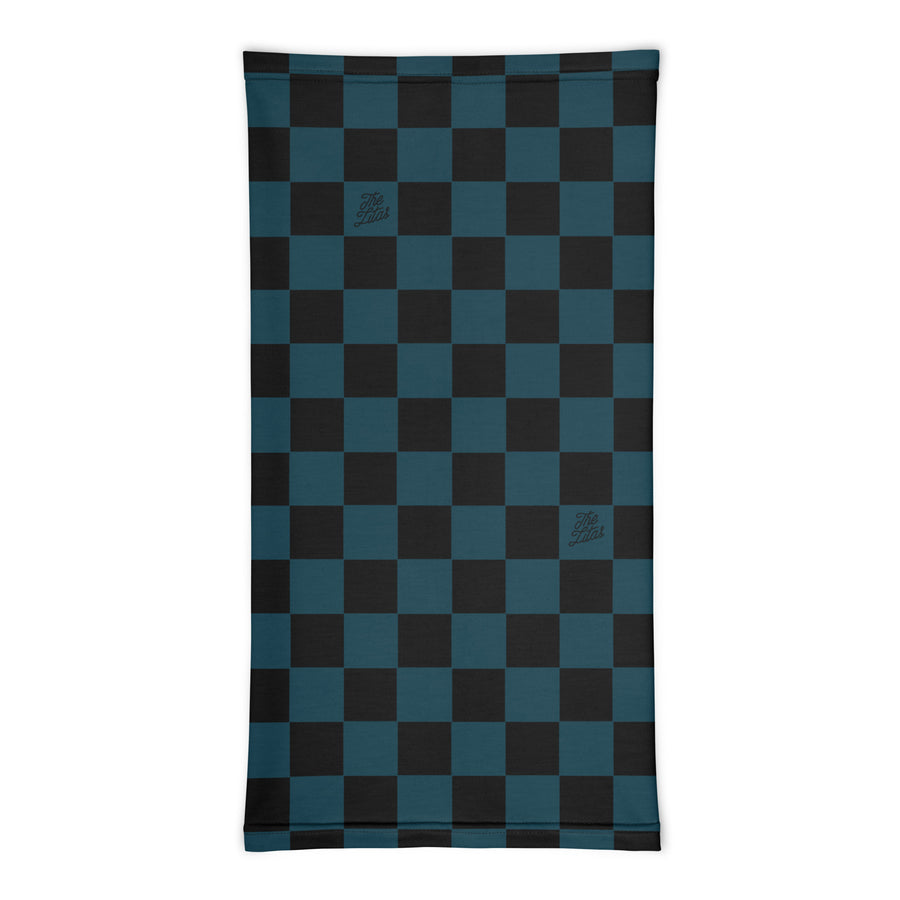 Checkered Cursive Gaiter