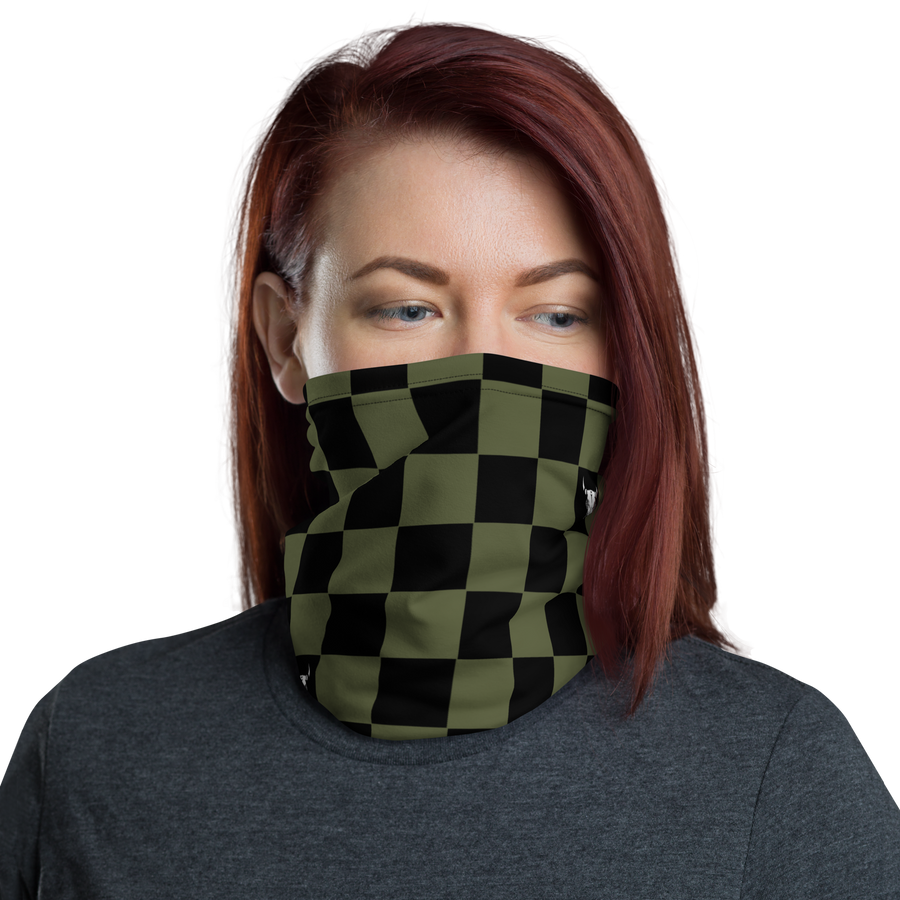 Checkered Skull Gaiter