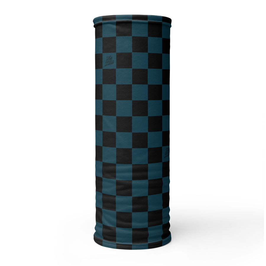 Checkered Cursive Gaiter