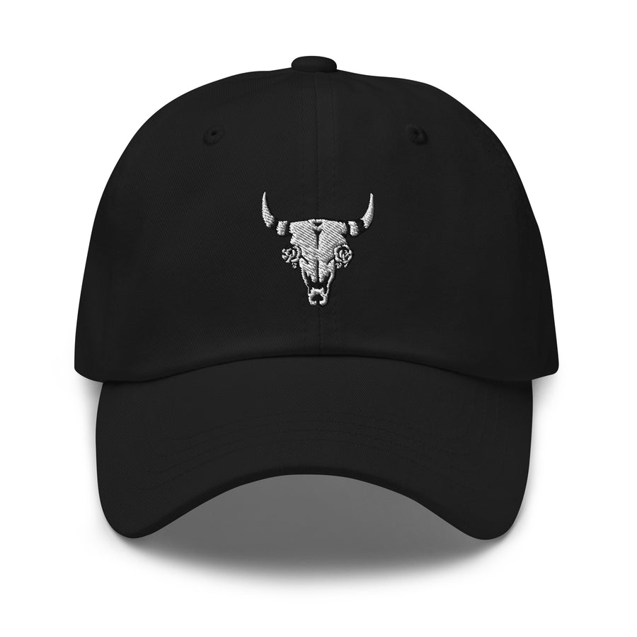 Embroidered Skull Dad Hat