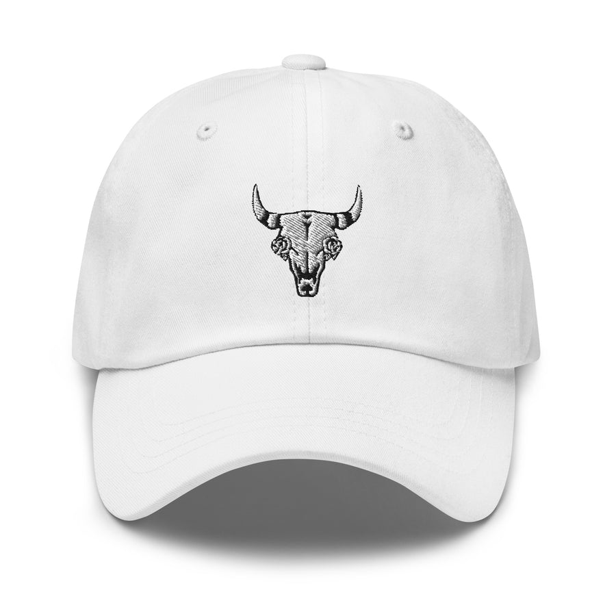 Embroidered Skull Dad Hat