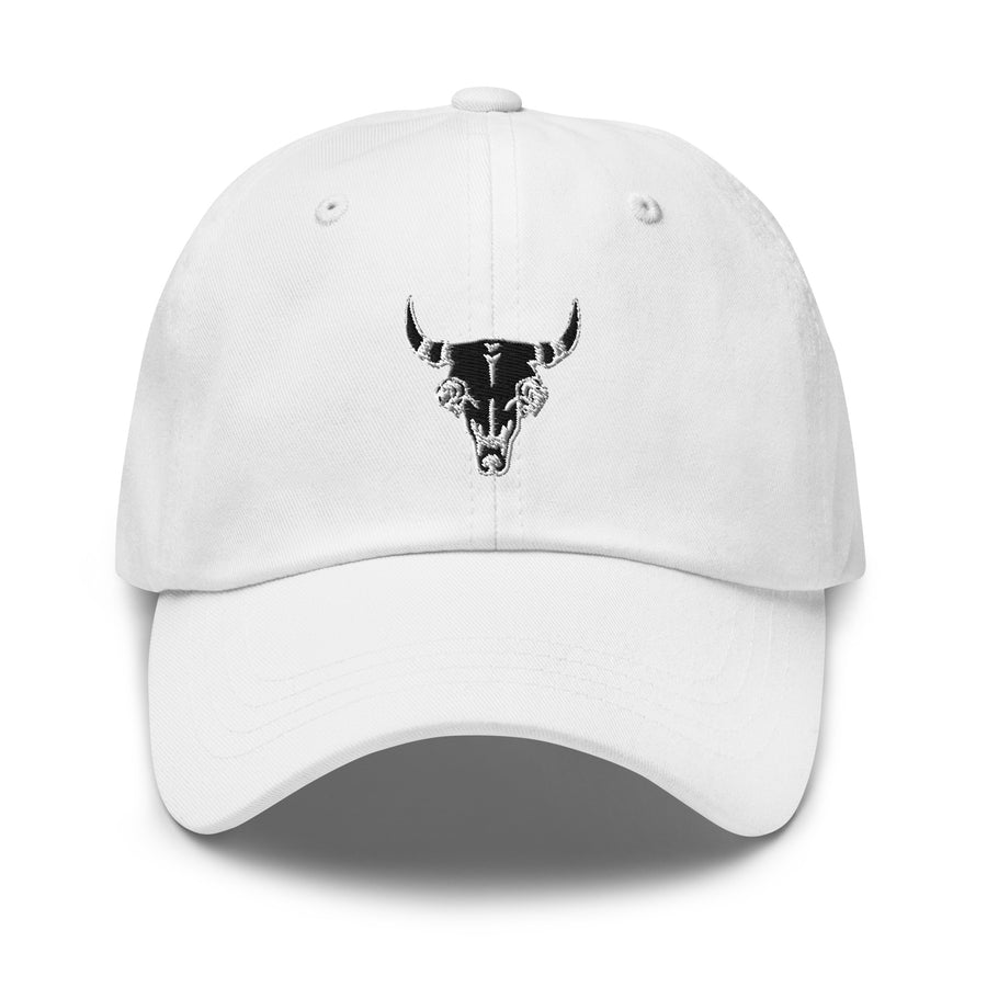 Embroidered Skull Dad Hat