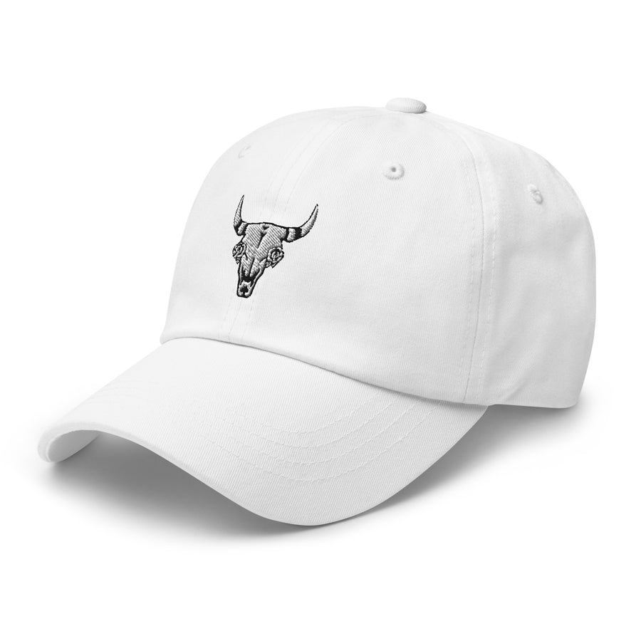 Embroidered Skull Dad Hat