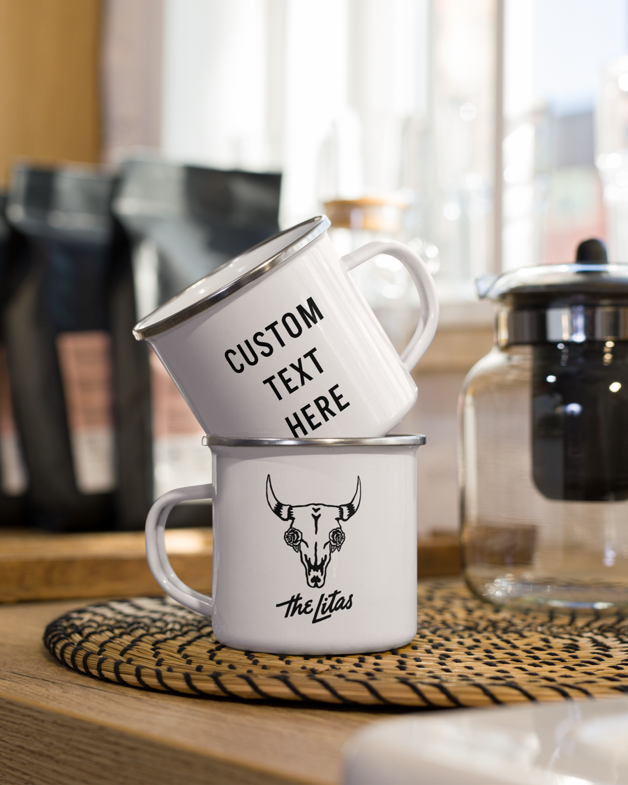 The Litas Custom Enamel Mug