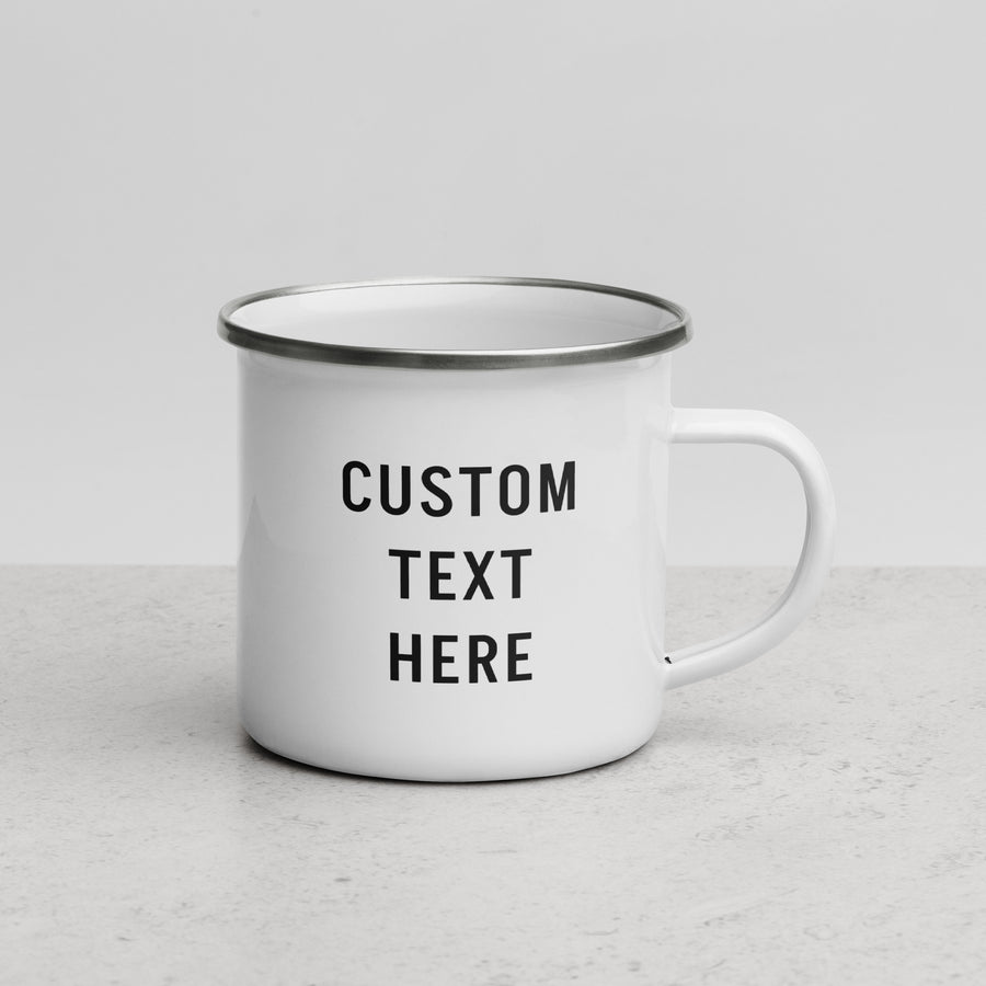 The Litas Custom Enamel Mug