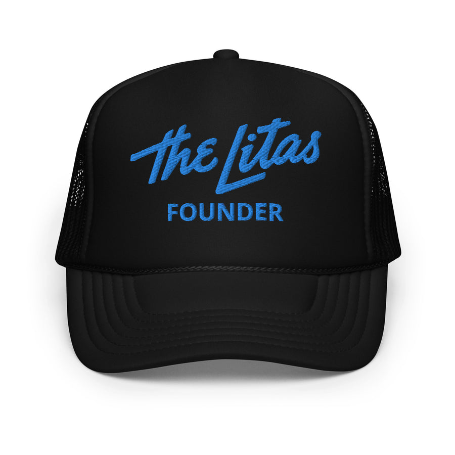 Embroidered Script Founder Trucker Hat