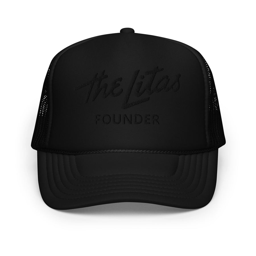 Embroidered Script Founder Trucker Hat