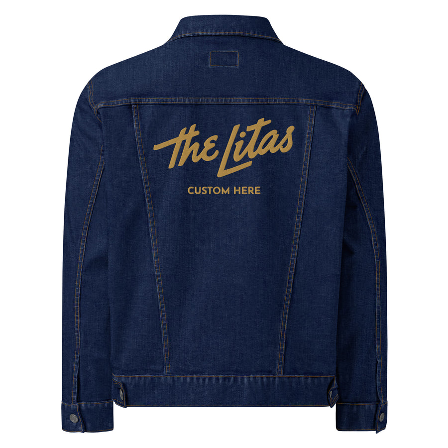Custom Embroidered Litas Denim Jacket