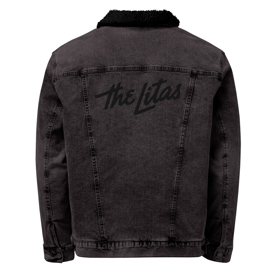 Custom Embroidered Litas Denim Sherpa Jacket