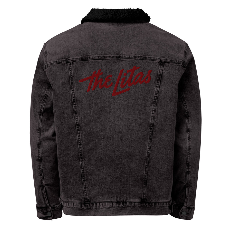 Custom Embroidered Litas Denim Sherpa Jacket