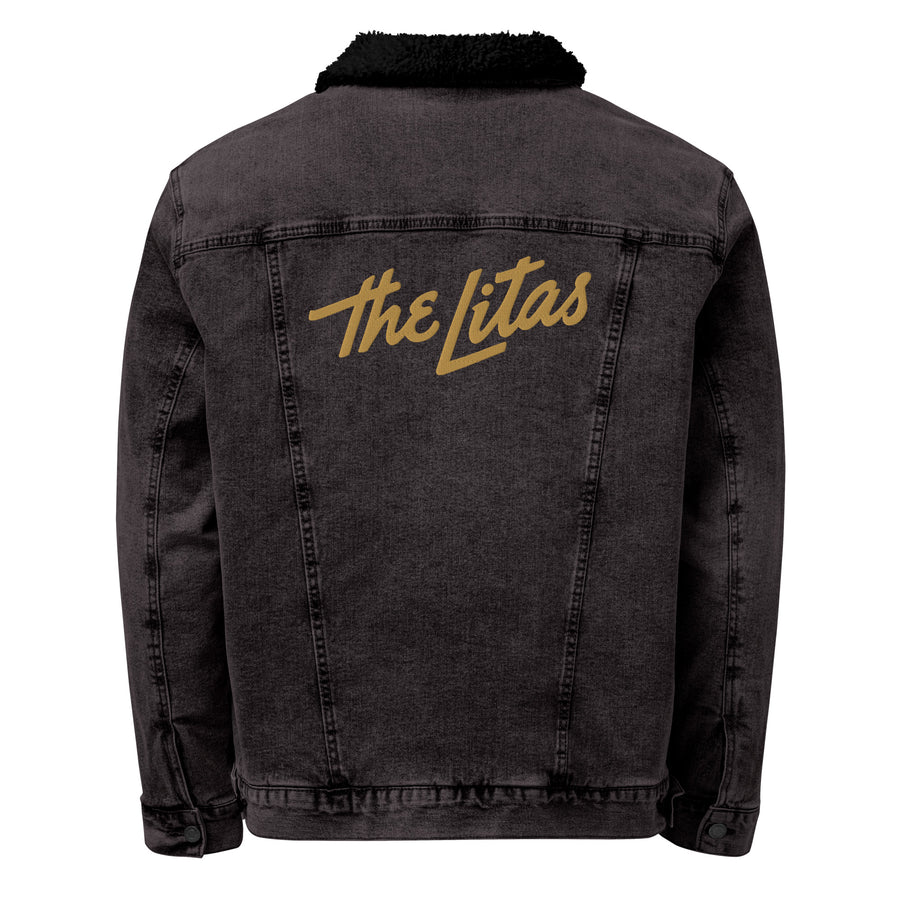 Custom Embroidered Litas Denim Sherpa Jacket