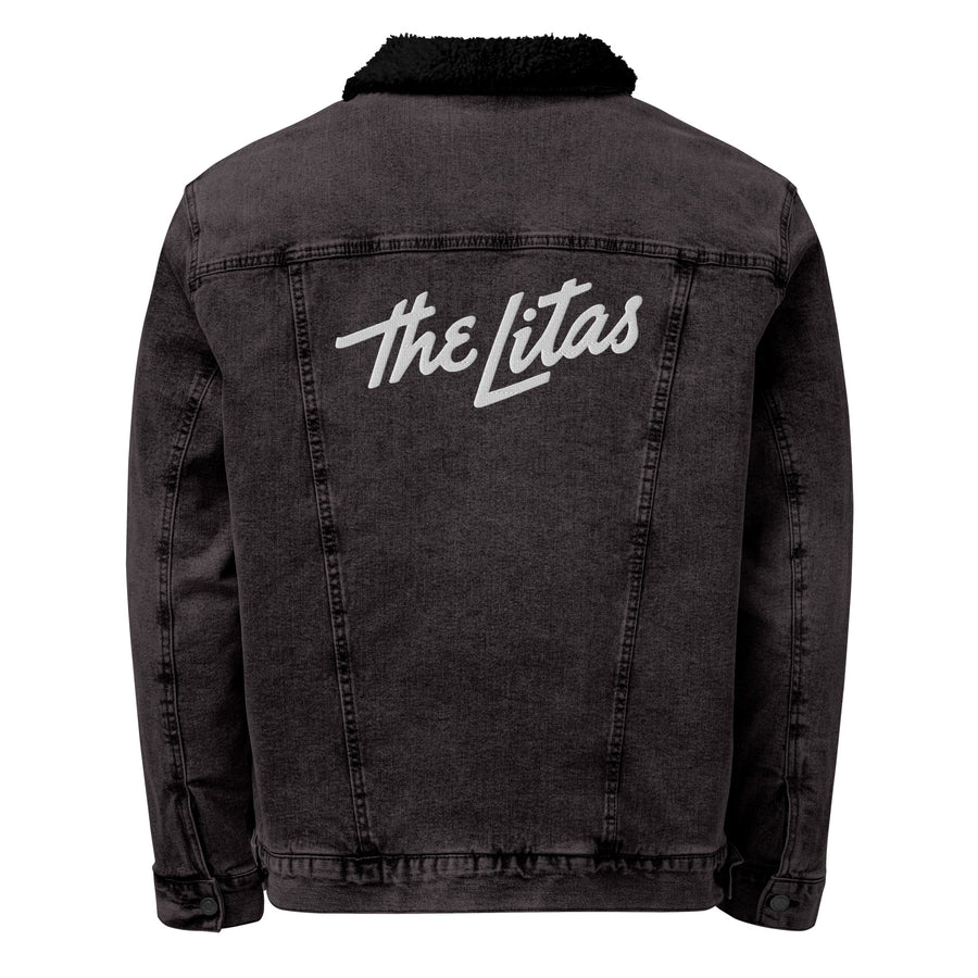Custom Embroidered Litas Denim Sherpa Jacket