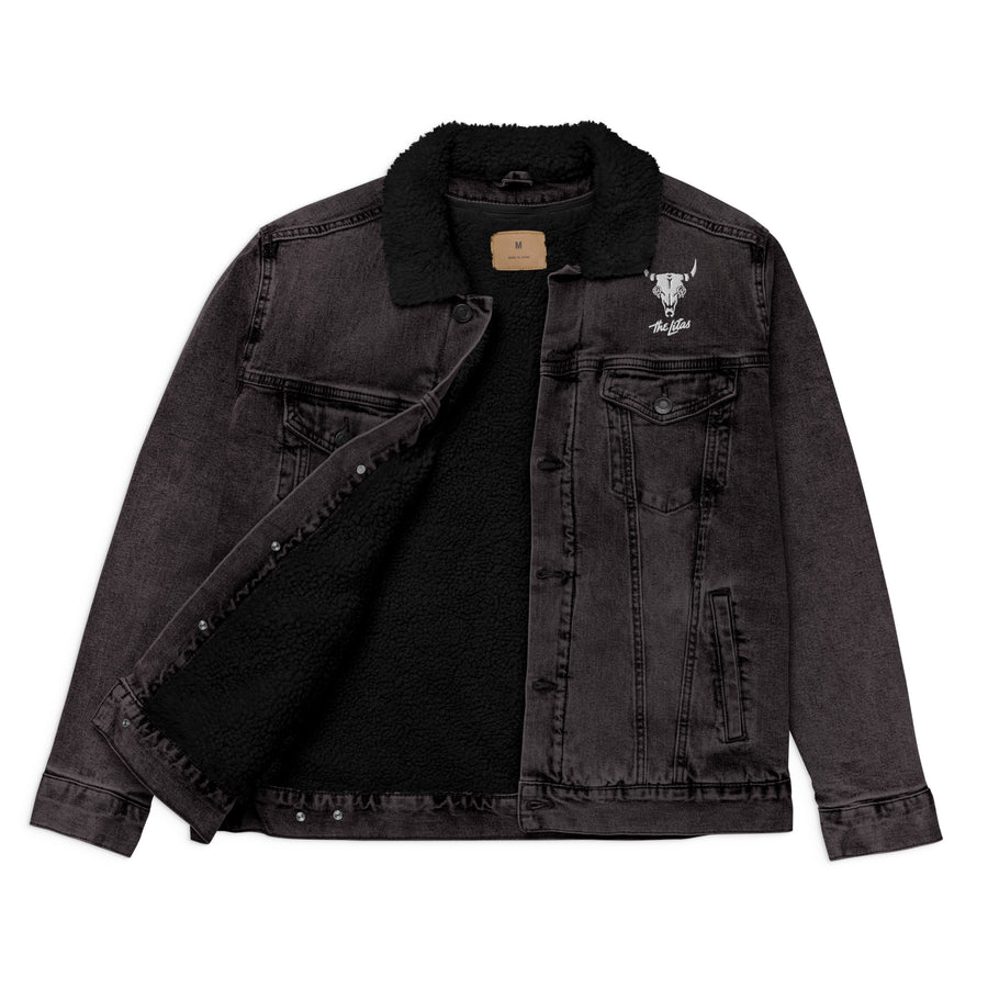 Custom Embroidered Litas Denim Sherpa Jacket