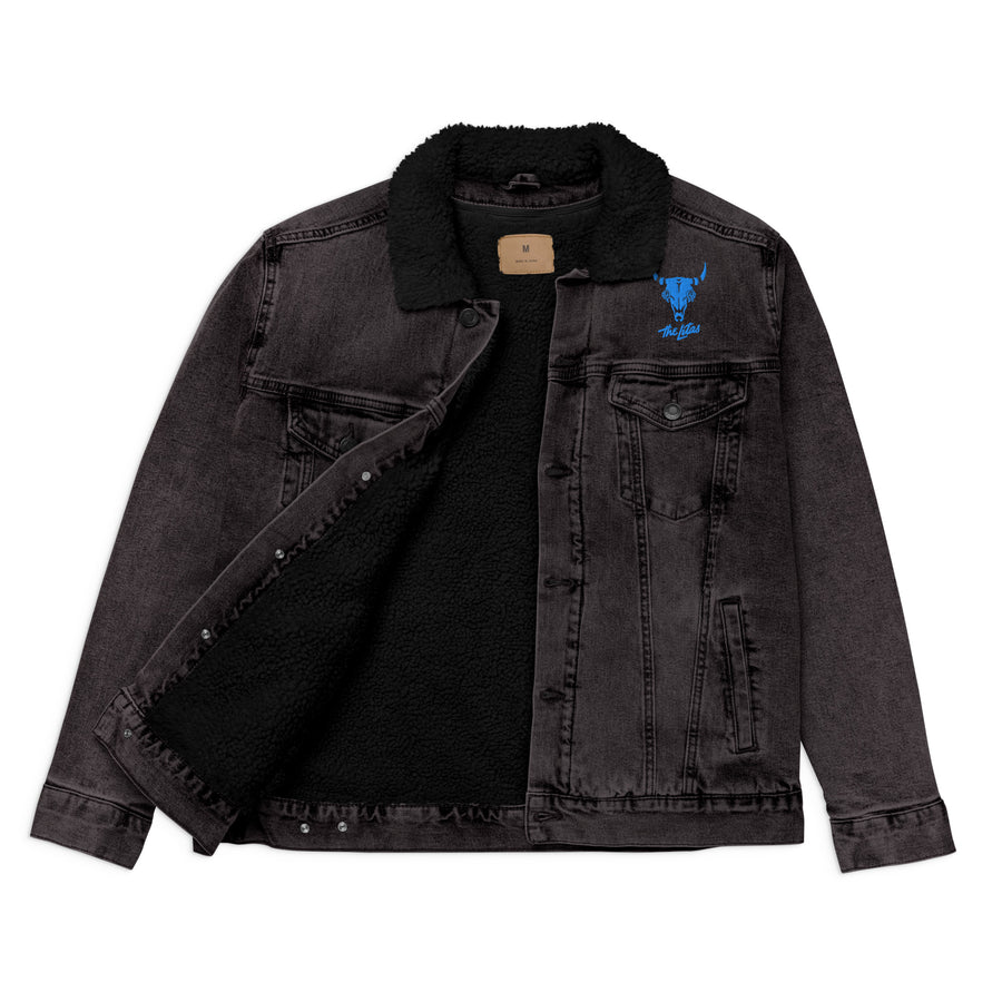Custom Embroidered Litas Denim Sherpa Jacket
