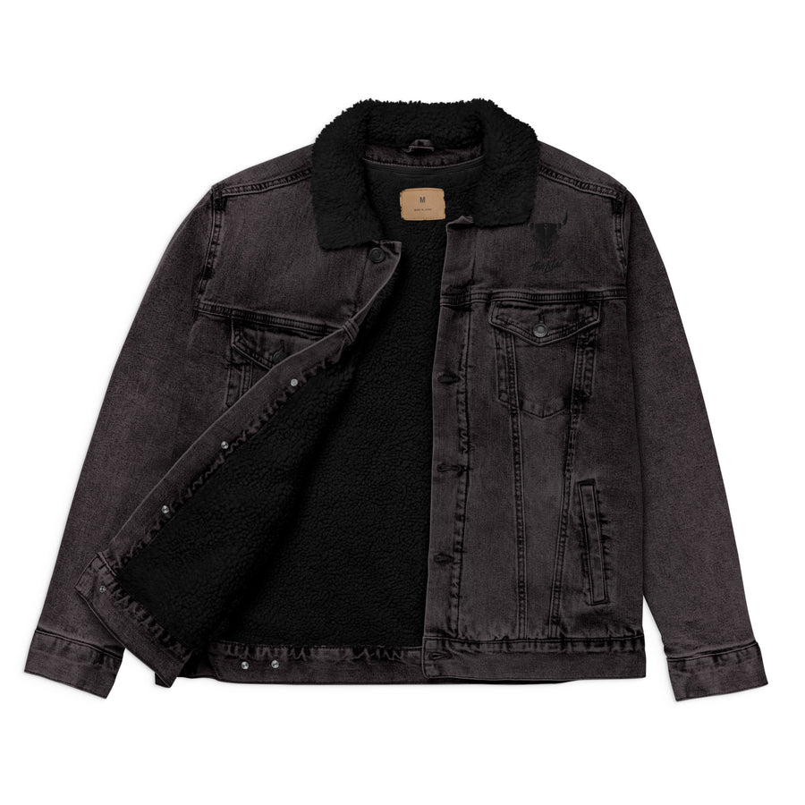 Custom Embroidered Litas Denim Sherpa Jacket