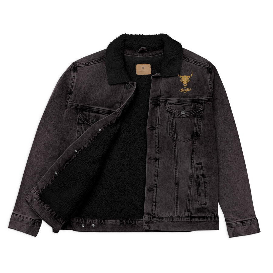 Custom Embroidered Litas Denim Sherpa Jacket