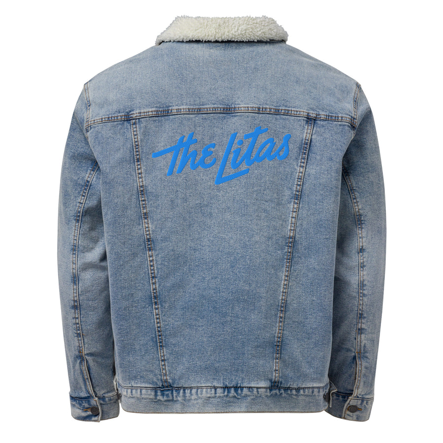 Custom Embroidered Litas Denim Sherpa Jacket