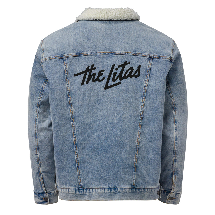 Custom Embroidered Litas Denim Sherpa Jacket