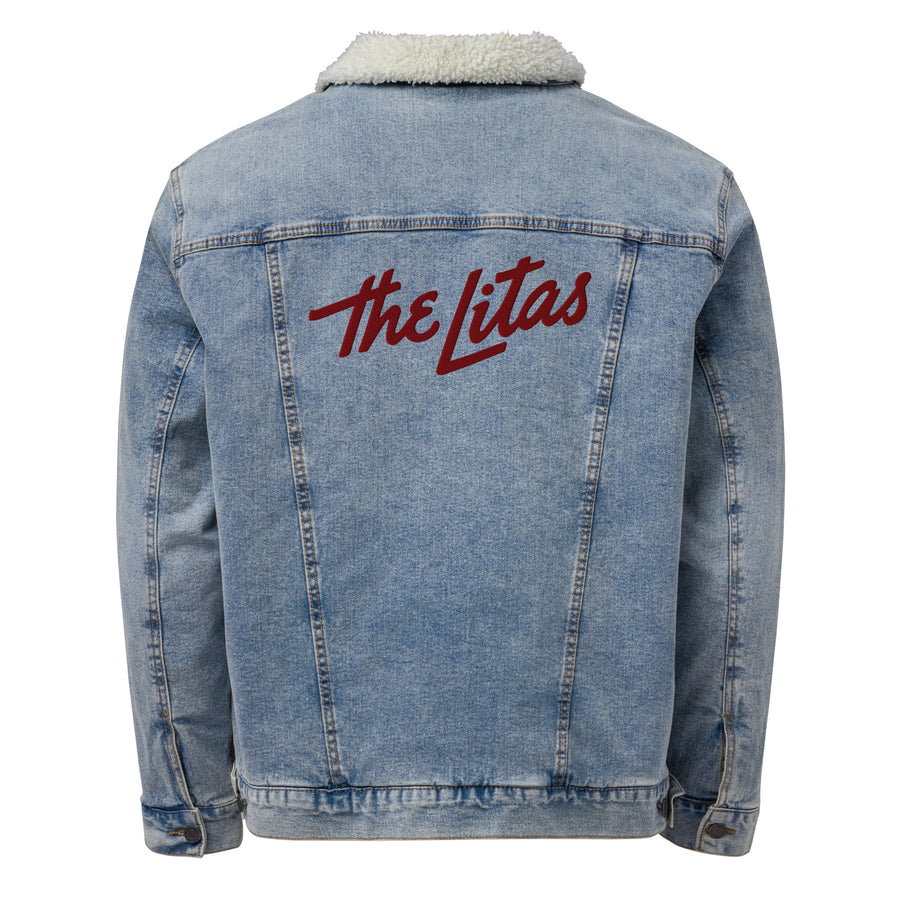 Custom Embroidered Litas Denim Sherpa Jacket