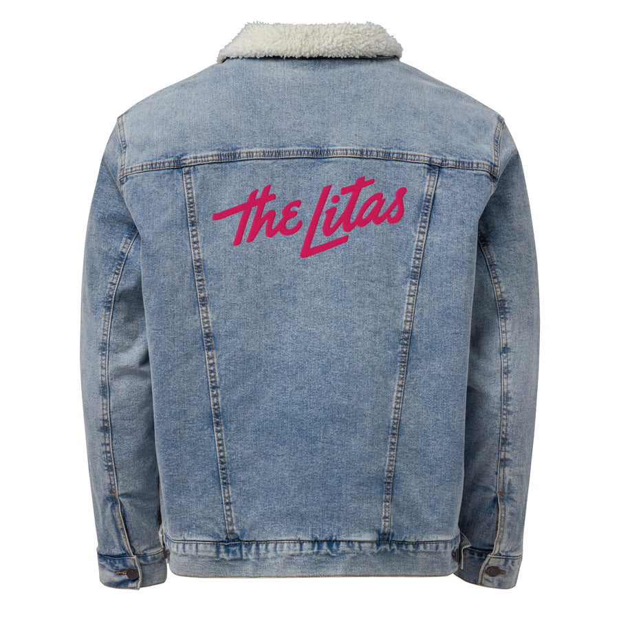 Custom Embroidered Litas Denim Sherpa Jacket