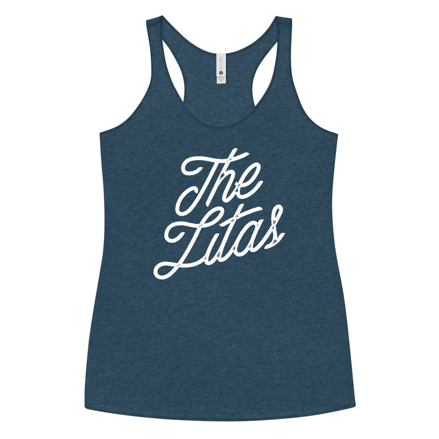 Cursive Racerback Tank